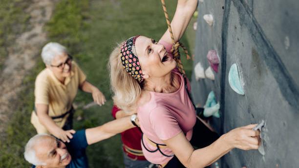 Scaling New Heights: The Unstoppable Senior Rock Climbers of America！